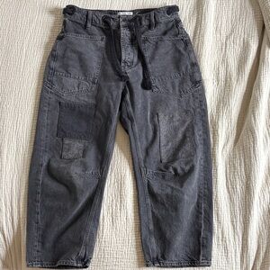 Free People Moxie barrel Jean size 27